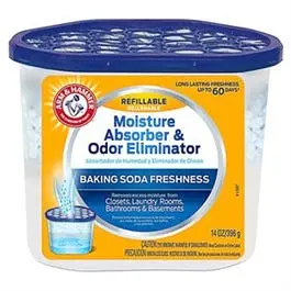 Bathroom Tub Moisture Absorber – 14-Ounce Refillable Dehumidifier