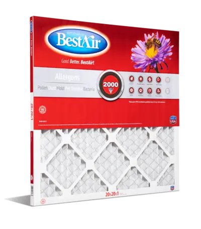 BestAir Pleated Air Filter – MERV 11 Efficiency Rating