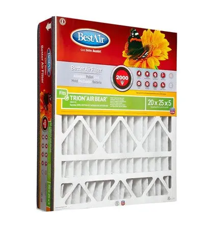 BestAir Pleated Furnace Filter – Compatible with Trion Air Bear Systems