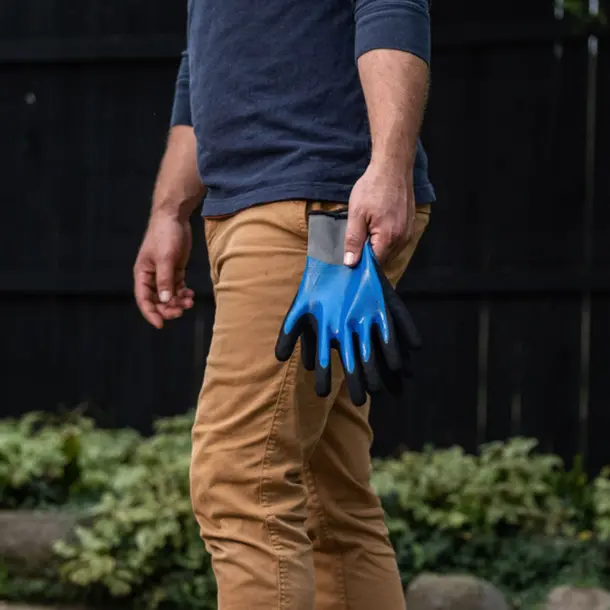 Big Time Products Nitrile-Coated Work Gloves – Water-Resistant and Grip-Enhanced