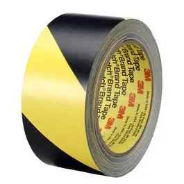 Black-and-Yellow Safety Stripe Tape – 2″ Wide x 36 Yards