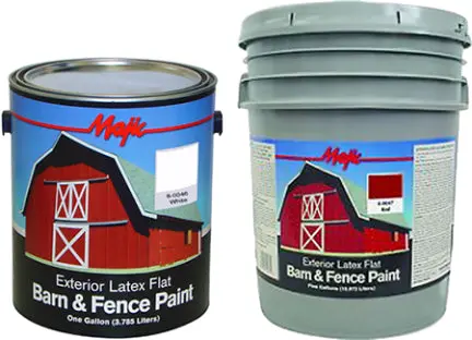 Black Flat Latex Barn Paint – 1 Gallon