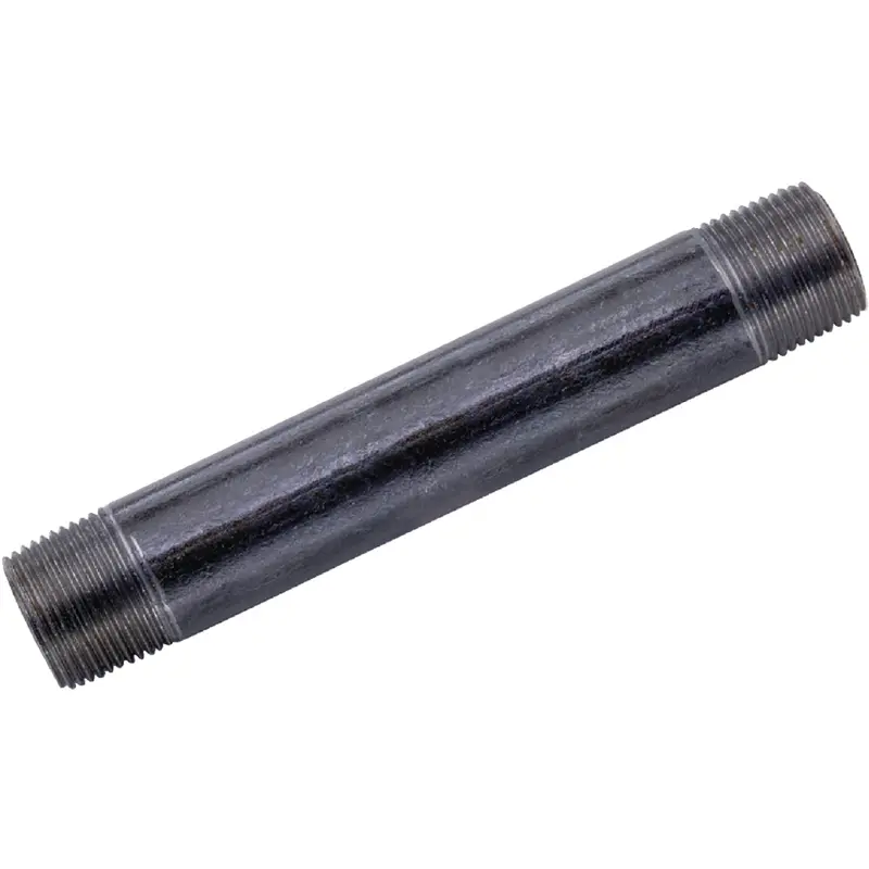 Black Iron Steel Pipe Nipple – 1 in x 2-1/2 in, Schedule 40