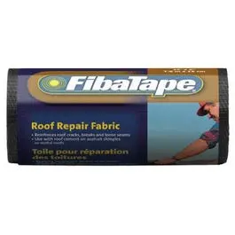 Black Mesh Roof Repair Fabric – 6 in x 25 ft Reinforced Patch