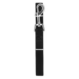 Black Nylon Dog Leash – 3/4-Inch Wide, 6-Foot Durable Training Lead