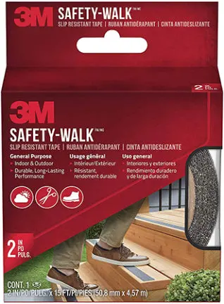 Black Safety Walk Tread – 2″ × 180″ Roll, Industrial-Grade Slip Resistance