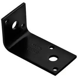 Black Steel Corner Brace – 3″ L-Shaped