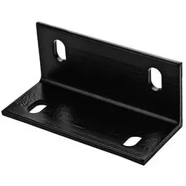 Black Steel Corner Brace – 6.6-Inch Length