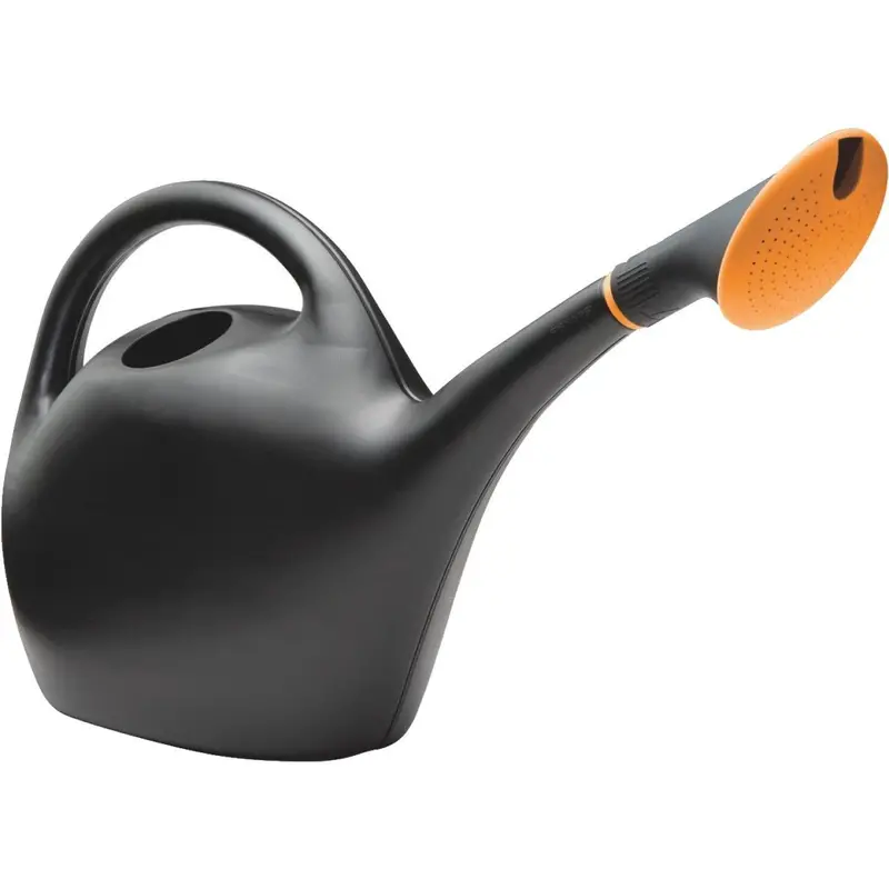 Bloem Easy-Pour 2.6-Gallon Black Plastic Watering Can