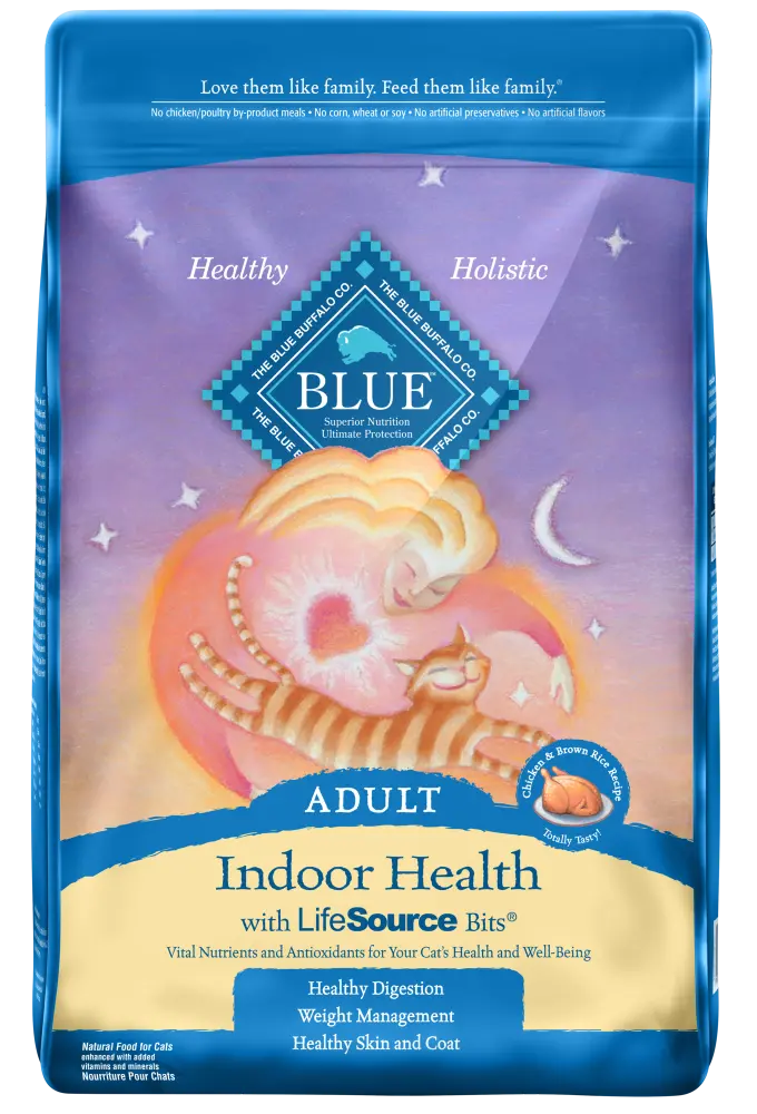 Blue Buffalo Indoor Health Adult Dry Cat Food – Chicken & Brown Rice