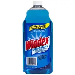 Blue Glass Cleaner Refill – 67.6 oz Concentrated Formula for Streak-Free Shine