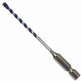 BluGranite Carbide Turbo Hammer Drill Bit – 1/8″ Diameter × 2″ Working Length × 3″ Overall Length