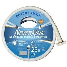 Boat & Camper NeverKink Drinking Water Hose – 1/2-Inch x 25-Foot