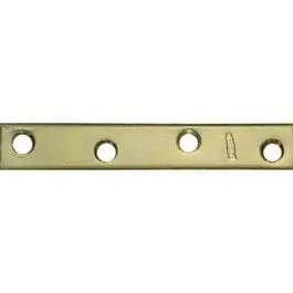 Brass Mending Plate Set – 4-Pack, 5/8-Inch by 4-Inch