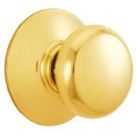 Brass Passage Lockset with Plymouth-Inspired Design