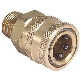 Brass Quick-Connect Socket for Pressure Washers – 3/8-Inch MNPT Fitting