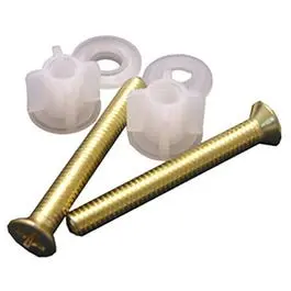 Brass Toilet Seat Bolt Set – Corrosion-Resistant Hardware
