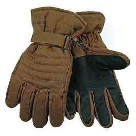 Brown Duck Ski Gloves – Medium Fit with Thermal Lining