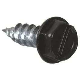 Brown Hex-Head Self-Piercing Gutter Screws – 7 x 1/2-Inch, 1-Lb Pack