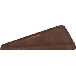 Brown Rubber Wedge Doorstop – 2-Pack