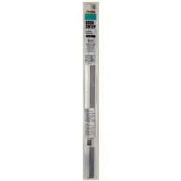 Brushed Chrome Heavy-Duty Door Bottom Seal (36 Inches)