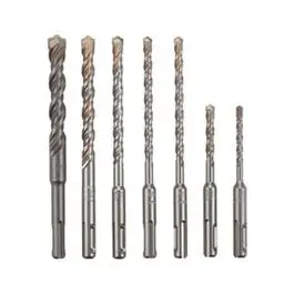 Bulldog Premium Hammer Drill Bit Set – 7-Piece Carbide-Tipped Assortment