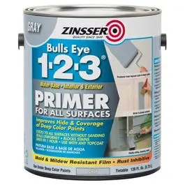 Bulls Eye 1-2-3 Gray Primer – 1-Gallon Can
