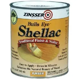 Bulls Eye Amber Shellac – 1-Quart Can