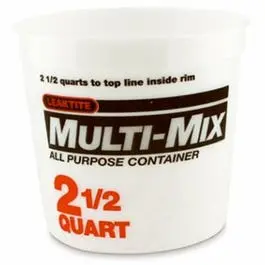 Calibrated Multi-Mix Mixing Container – 2.5-Quart Capacity