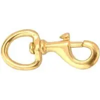 Campbell 5/8-Inch Swivel Round Eye Bolt Snap Hook – Bronze Finish, Model #225B