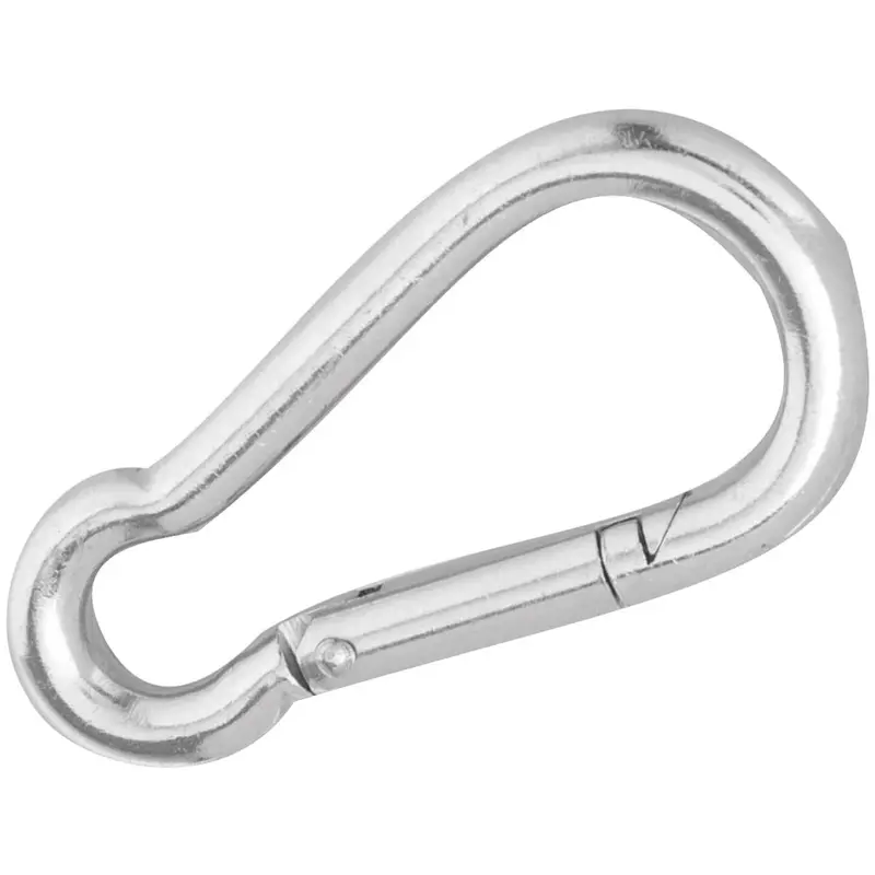Campbell 7/16-Inch Polished Stainless Steel All-Purpose Snap Link – 320-Lb Capacity