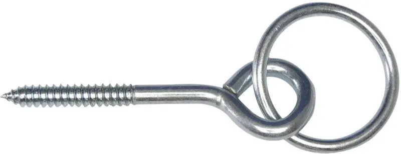 Campbell Welded 2-Inch Hitch Ring with 3.5-Inch Screw Eye Bolt
