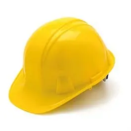 Cap-Style Hard Hat – Yellow Pin-Lock Adjustment for Secure Fit