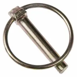 Category 0 Yellow Zinc-Plated Lynch Pin (3/16″ x 1-1/8″, 2-Pack)