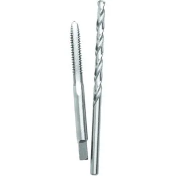 Century Drill & Tool 95302 Tap and Drill Set – #43 Drill Bit + 4-40 Tap