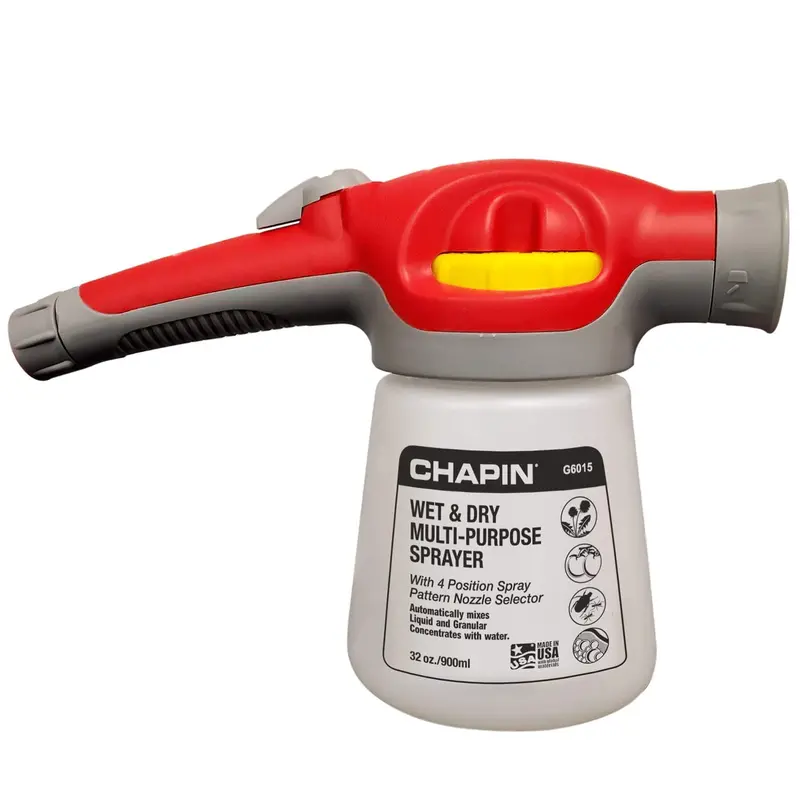 Chapin Wet/Dry Hose-End Sprayer – Adjustable Dilution