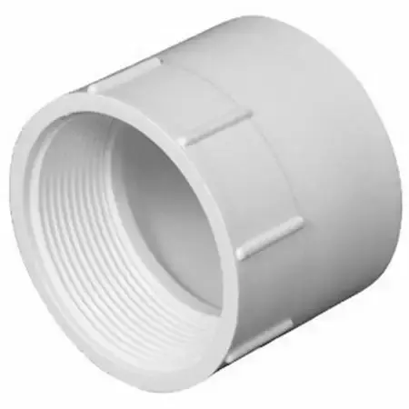 Charlotte Pipe 1-1/2-Inch Diameter PVC Adapter Fitting