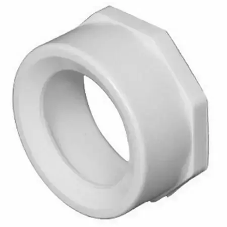 Charlotte Pipe 2-Inch Spigot x 1-1/2-Inch Hub Schedule 40 PVC Flush Bushing