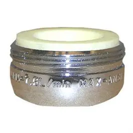 Chrome 1.2-GPM Faucet Aerator (15/16″ Male x 27 Thread)