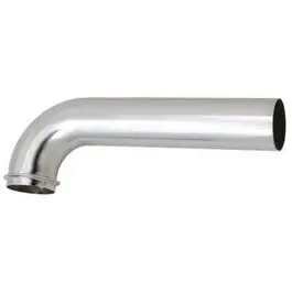 Chrome Kitchen Wall Drain Tube – 1.5-Inch OD × 7-Inch