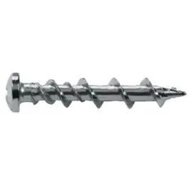 Chrome-Plated Phillips-Head Wall Dog Fasteners with Screws – 1-1/4-Inch, 4-Pack