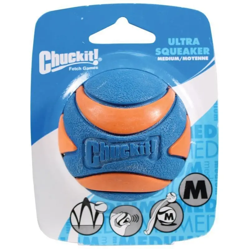CHUCKIT Ultra Squeak Ball – Durable Dog Toy
