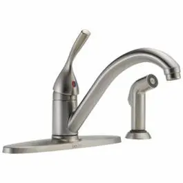 Classic Series Stainless Steel Kitchen Faucet – Timeless Design with Single-Handle Control