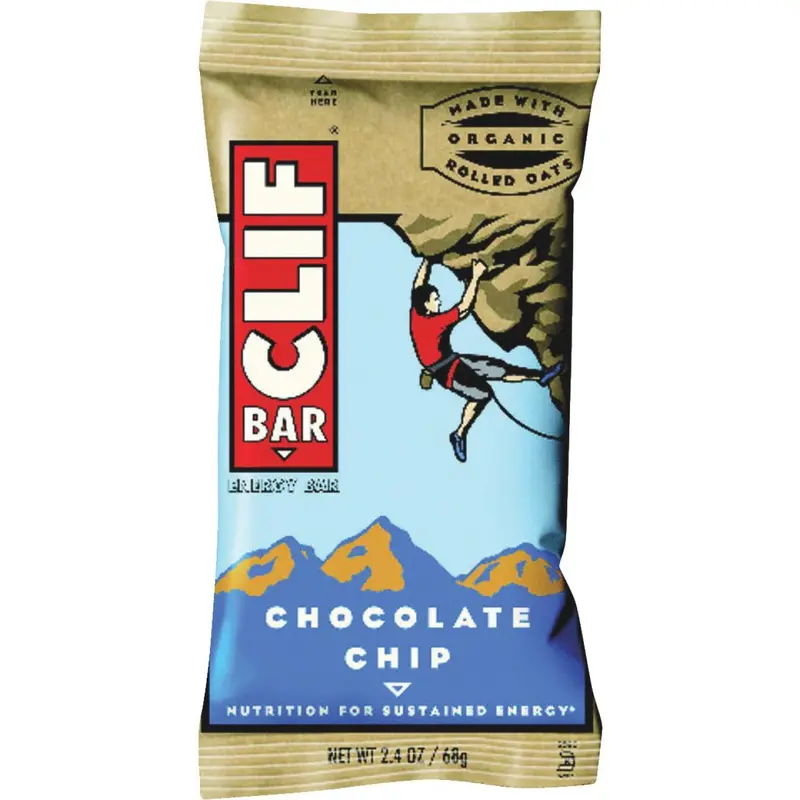 Clif Bar Chocolate Chip Energy Nutrition Bar — 2.4 Oz.