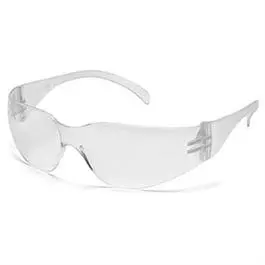 Close-Fit Clear Wraparound Safety Glasses – Low-Profile Design