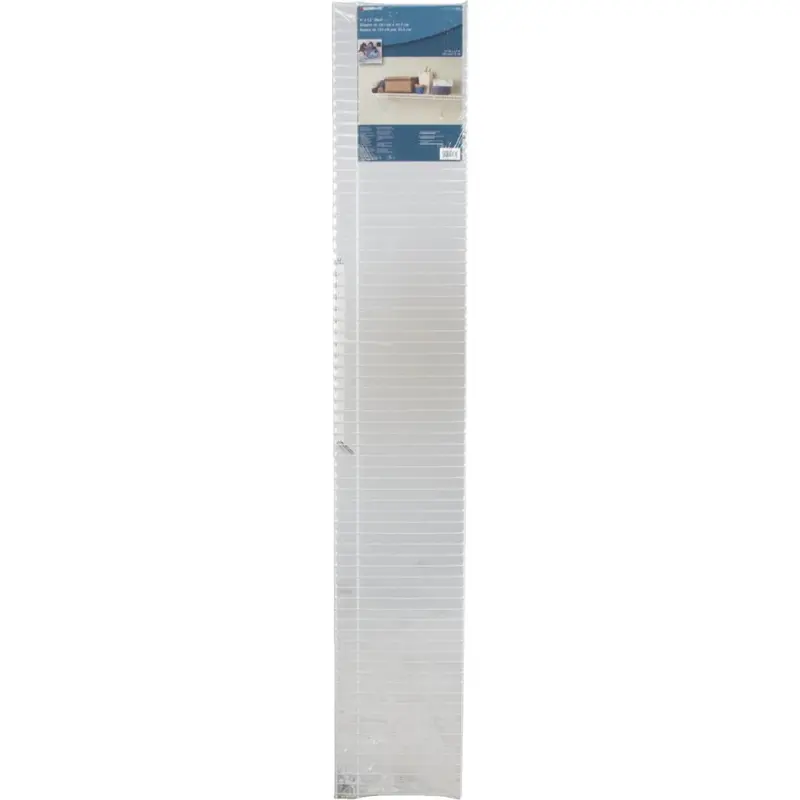 ClosetMaid Ventilated Shelf Kit – 6-Foot Width x 12-Inch Depth, White Finish