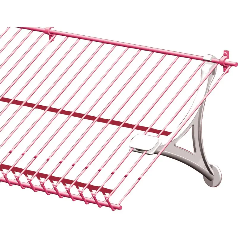 ClosetMaid White Wire Shelf Shoe Support Bracket – Heavy-Duty Design