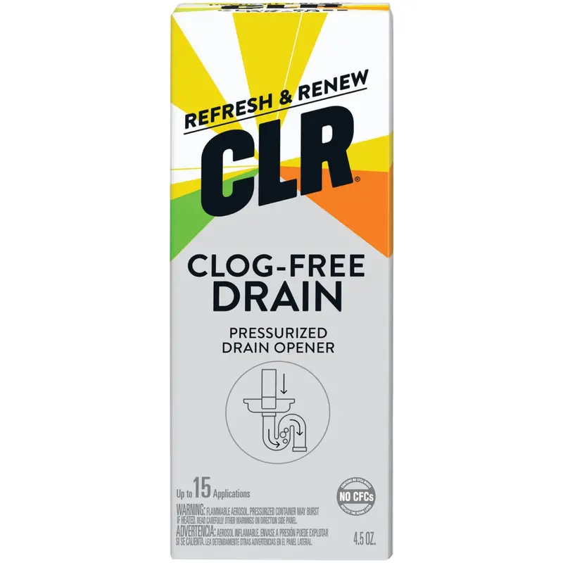 CLR Air-Pressure Drain Opener – 4.5 oz Fast-Acting Clog Remover