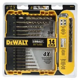 Cobalt Pilot Point Drill Bit Set – 14-Piece Assortment