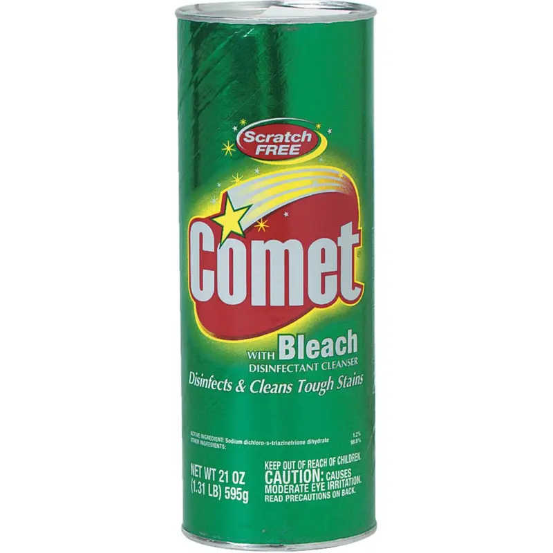 Comet Powdered Cleaner with Bleach – 21 oz All-Purpose Formula